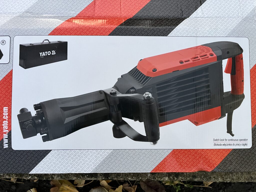 Bontókalapács, 1600w, 65J,HEX