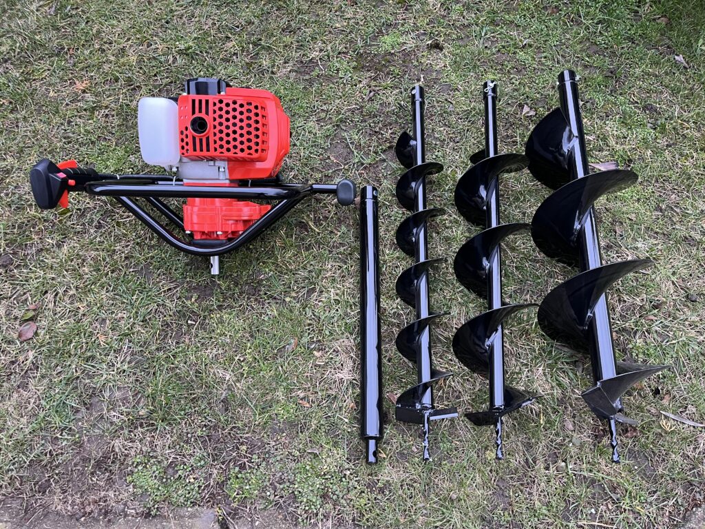 Talajfúró, 100, 150, 200, 50cm hosszabbító